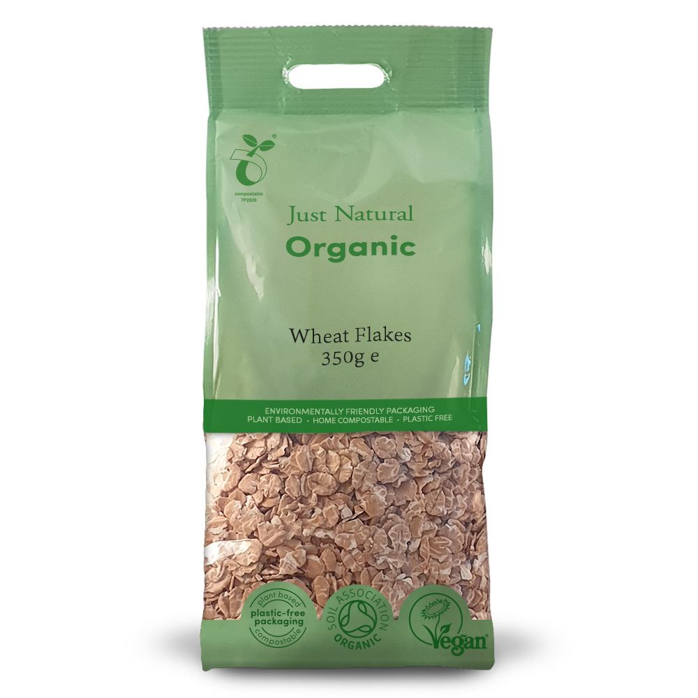 Just Natural Organic Organic Wheat Flakes 350g