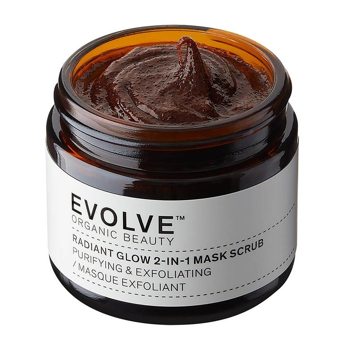 Evolve Organic Beauty Radiant Glow 2-in-1 Mask Scrub 60ml
