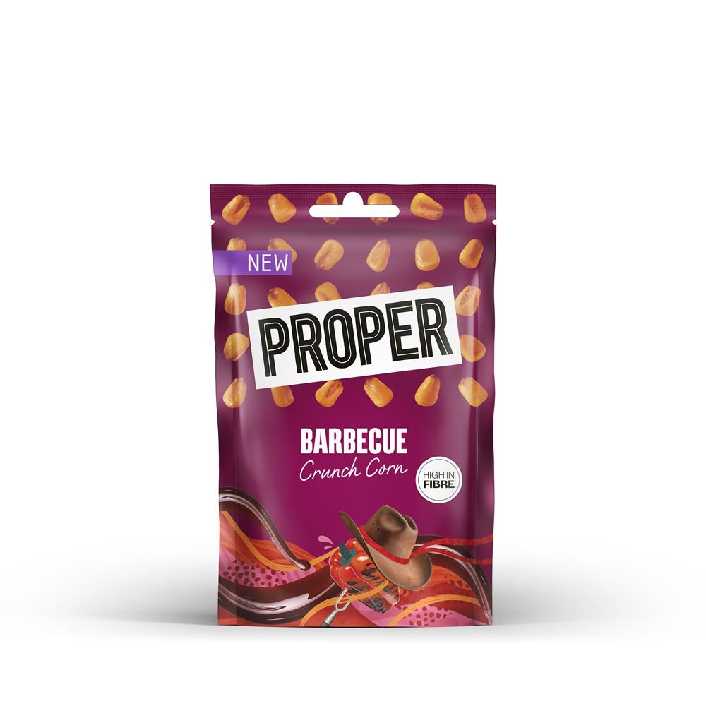 Proper Crunch Barbecue Crunch Corn 45g - 12 Pack