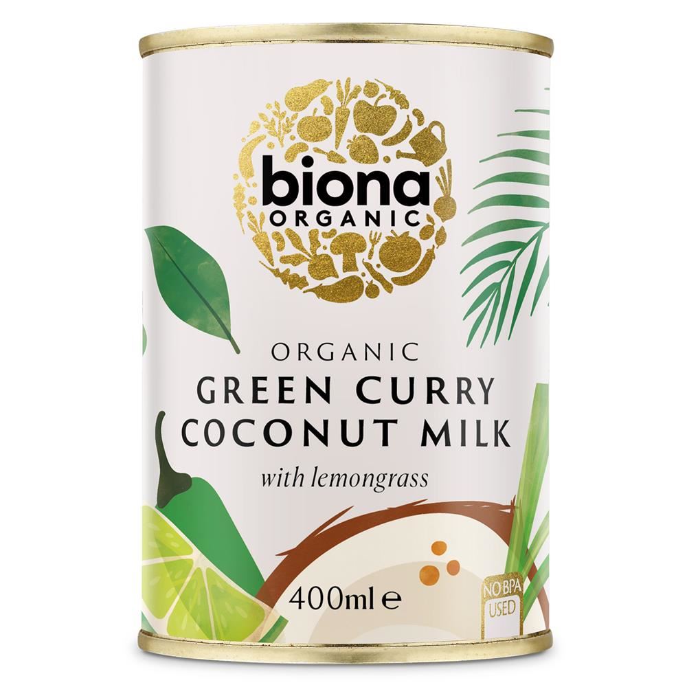 Biona Organic Green Curry Coconut Milk 400ml
