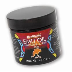 HealthAid Emu Oil Muscle & Joint Rub Cream 60ml