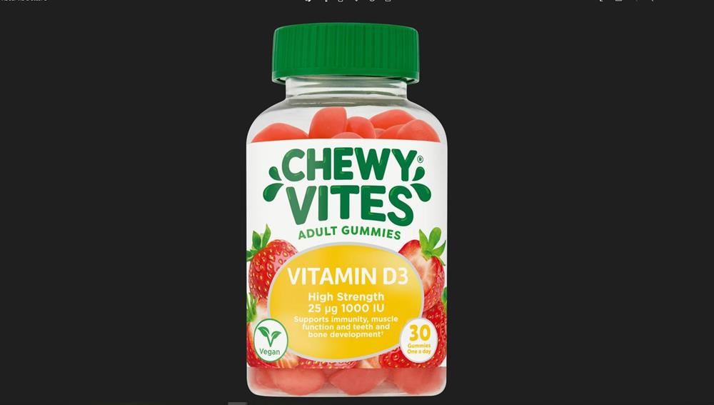 Chewy Vites Adult Vitamin D 30 Gummies