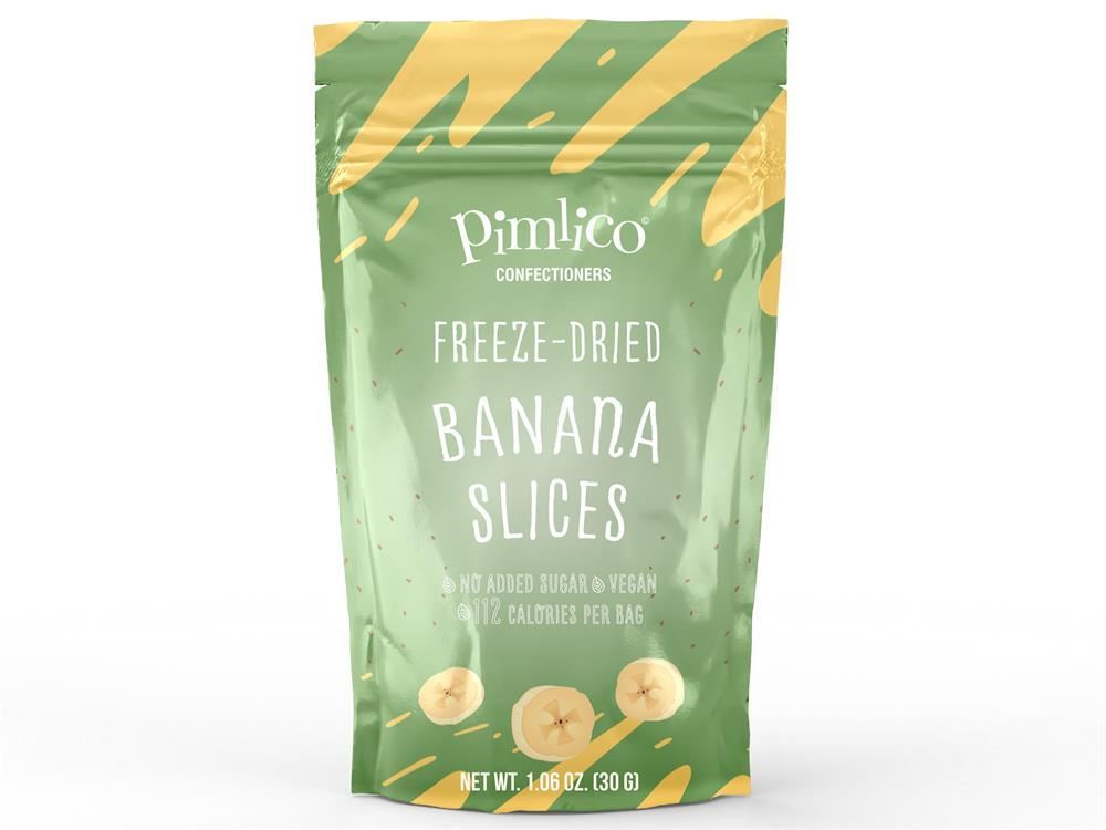 Pimlico Confectioners Freeze-Dried Banana Slices 30g - 6 Pack
