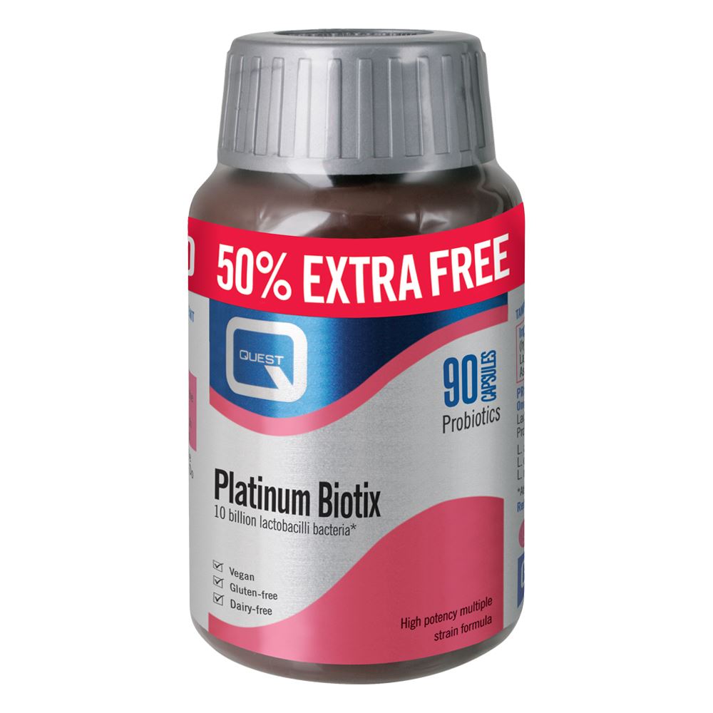 Quest PLATINUM BIOTIX (50% EXTRA FREE) 60+30 Capsules