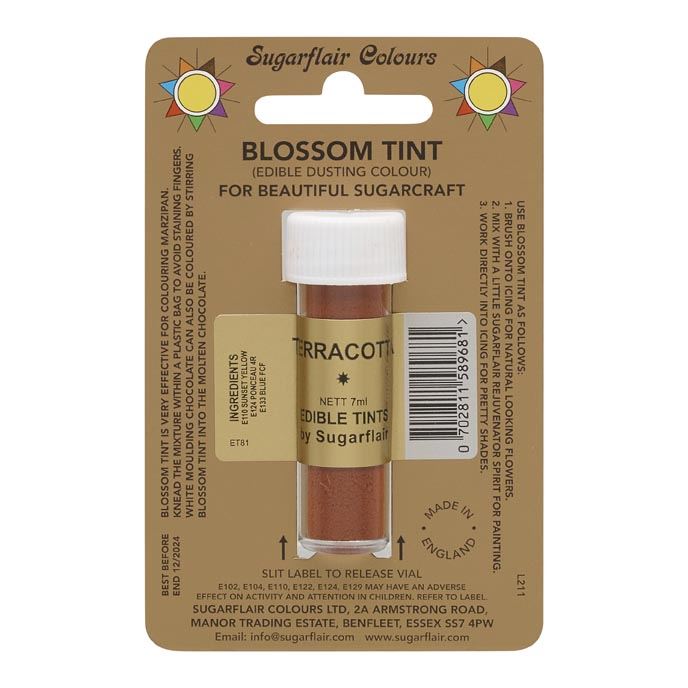 Sugarflair BLOSSOM TINT Edible Food Colour Powder - 7ml