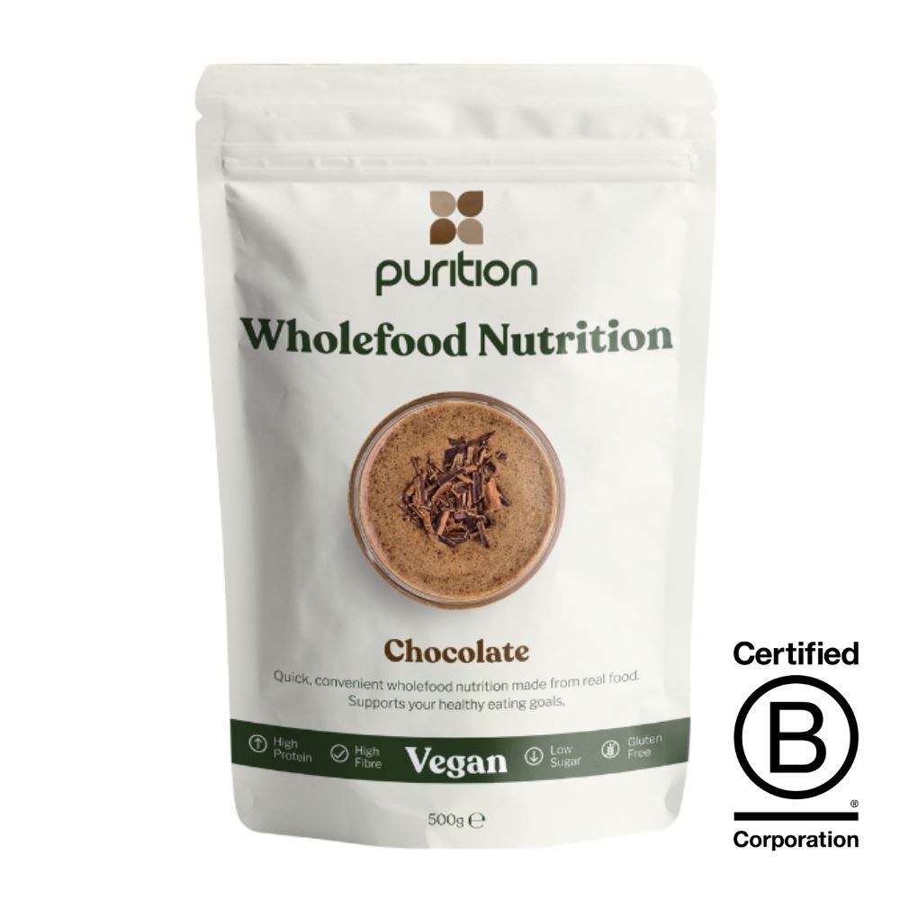 Purition Vegan Wholefood Nutrition Choc 500g