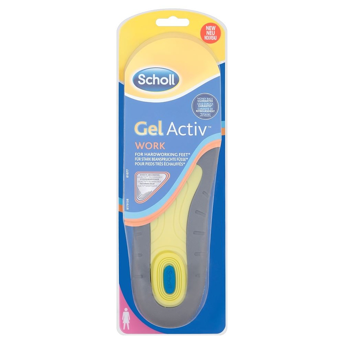 Scholl Active Work Gel Insoles for Women