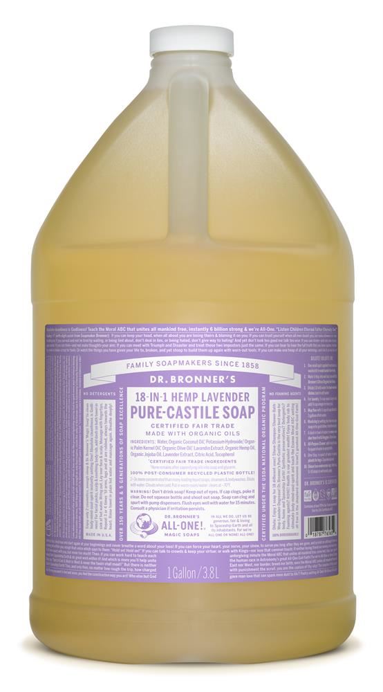 Dr Bronner Lavender Pure-Castile Liquid Soap 3790ml