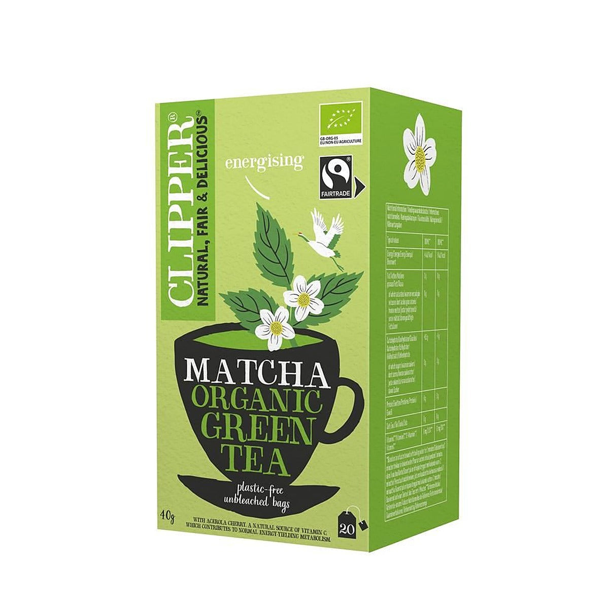 Clipper Tea Green Tea Matcha 20 Bags