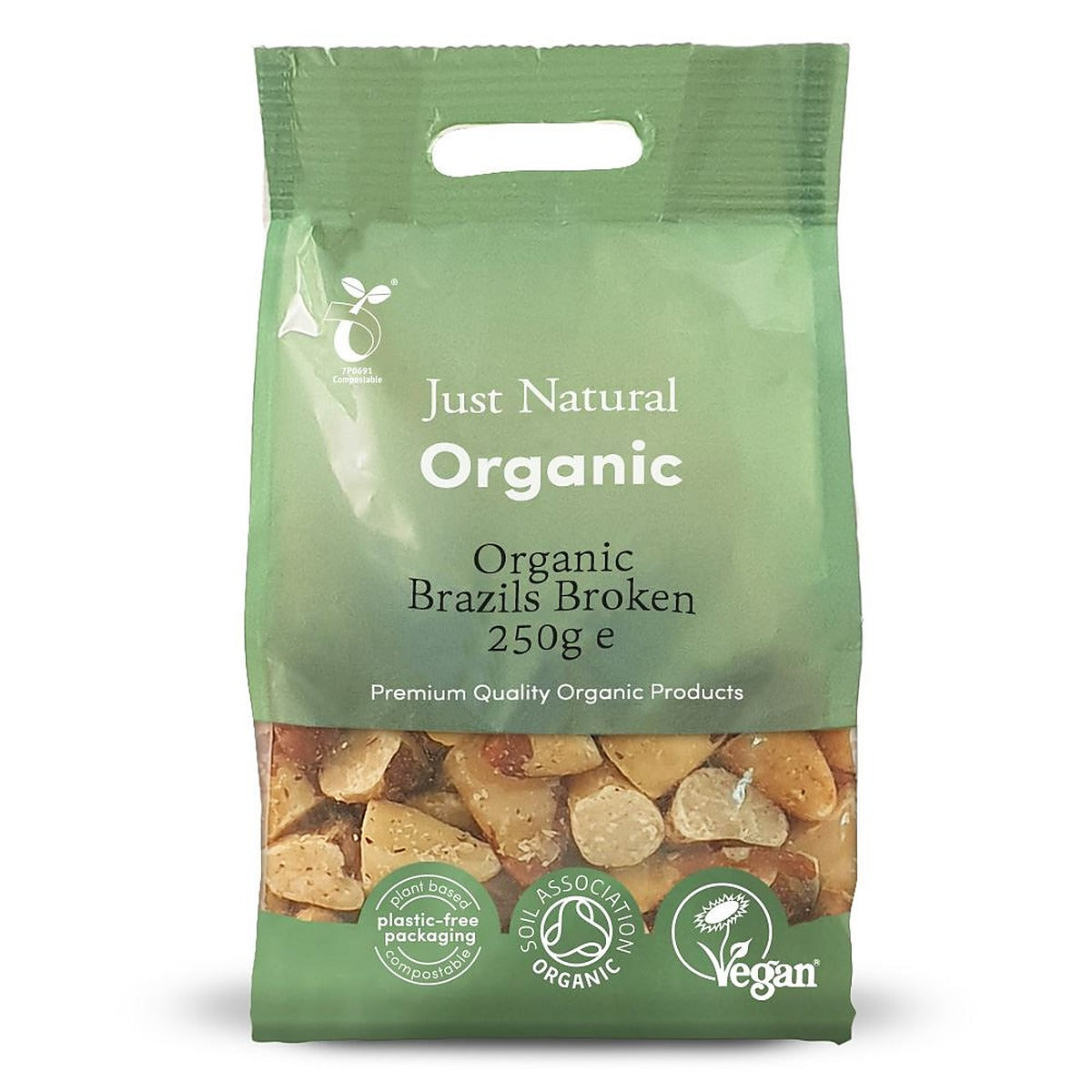 Just Natural Organic Organic Brazils Broken 250g