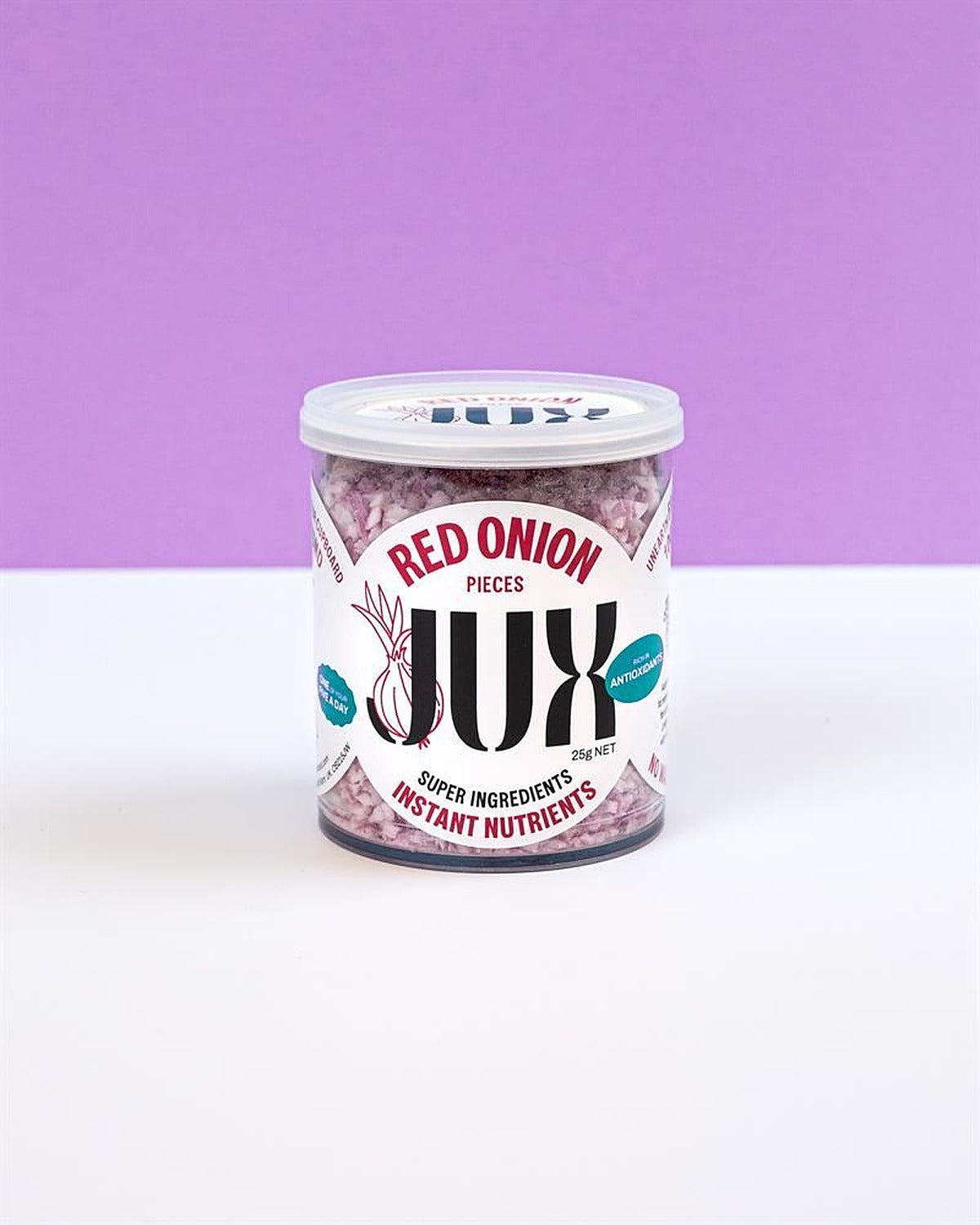 Jux Food Freeze-Dried Red Onion Pieces 25g