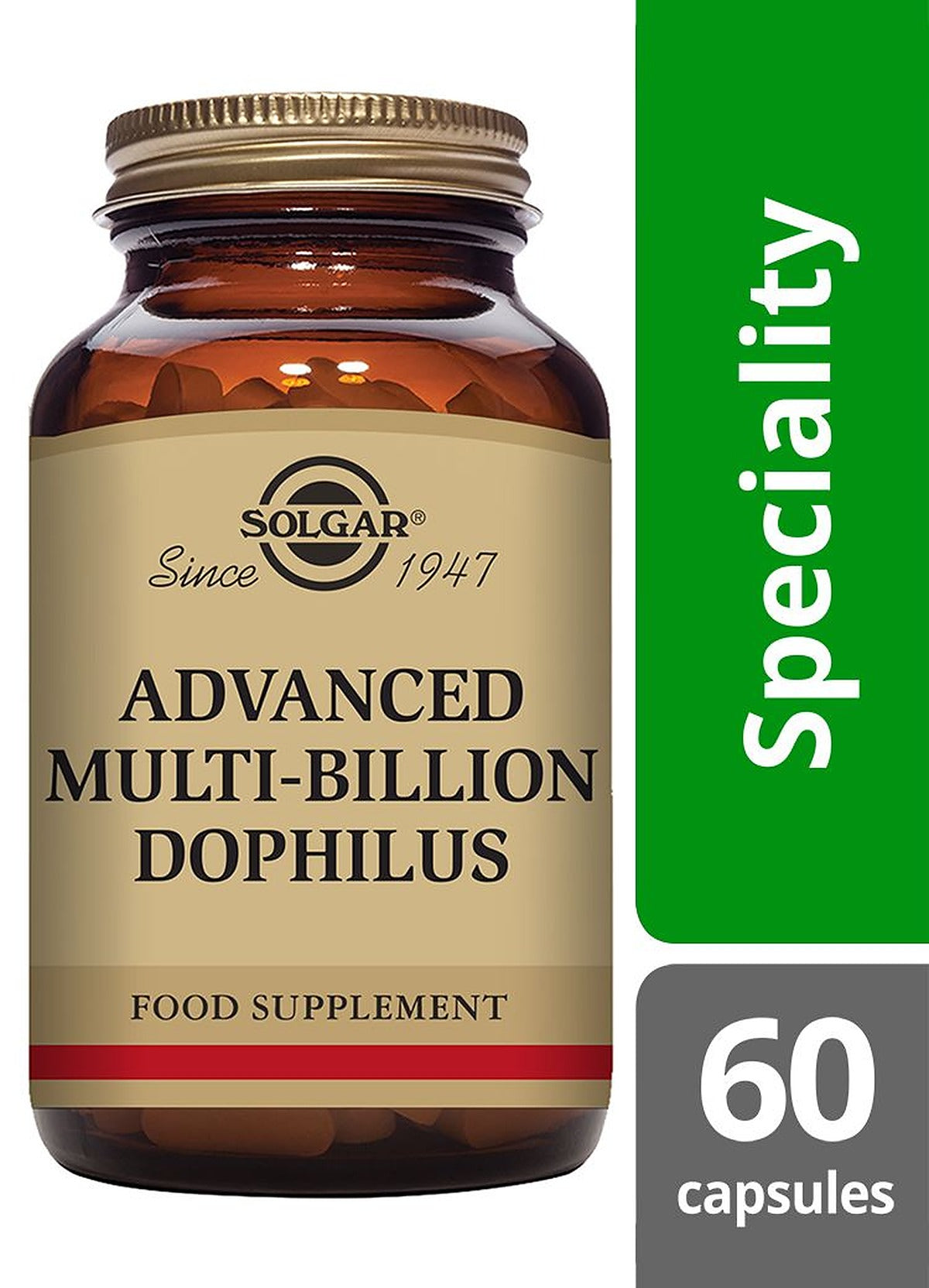 Solgar Advanced Multi-Billion Dophilus - 60 Vegicaps - image 2