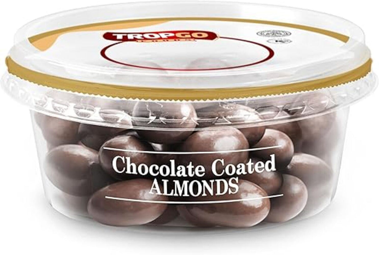 Tropgo Foods Chocolate Coated Almonds 150g