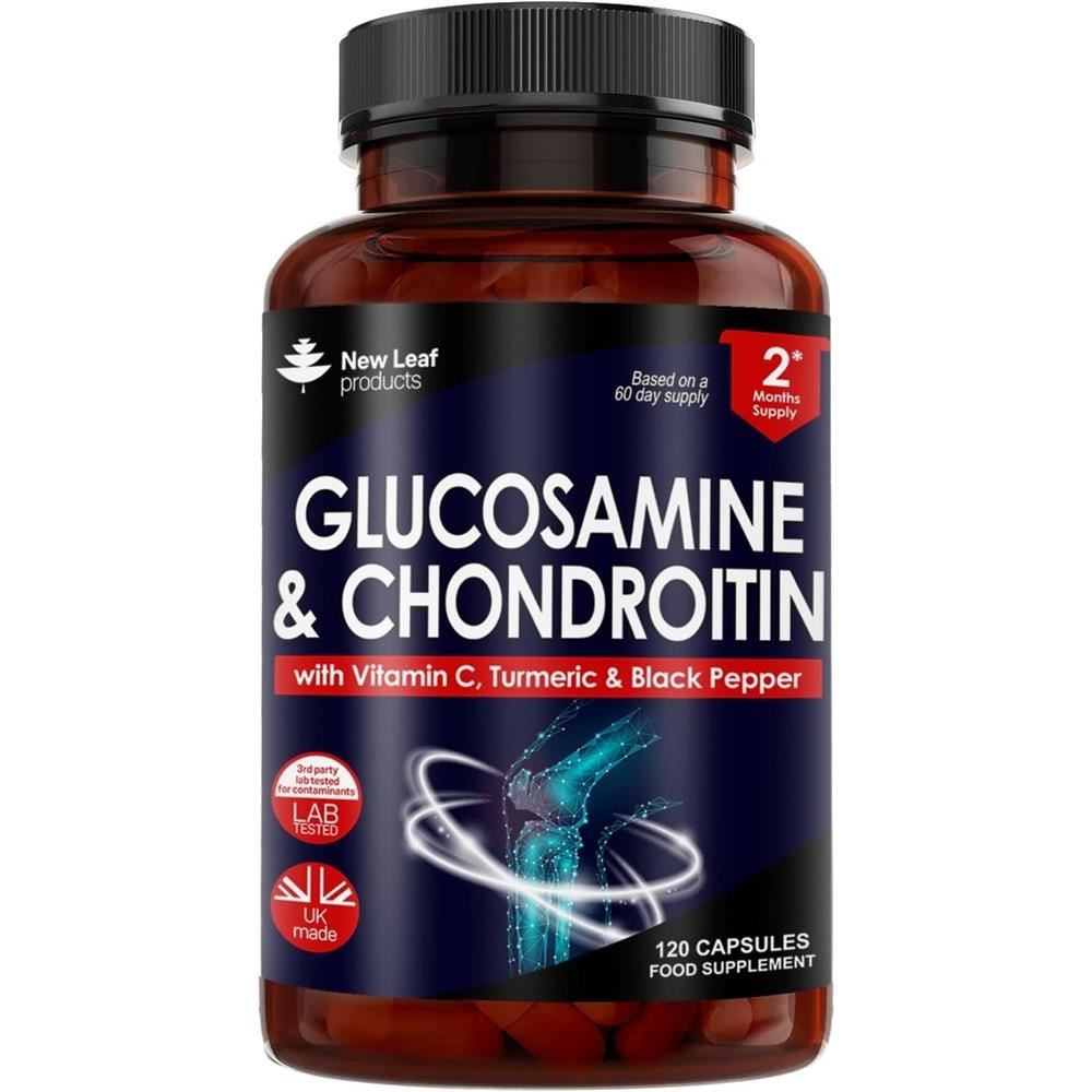 New Leaf Products Glucosamine & Chondroitin + Vit C 120 Capsules