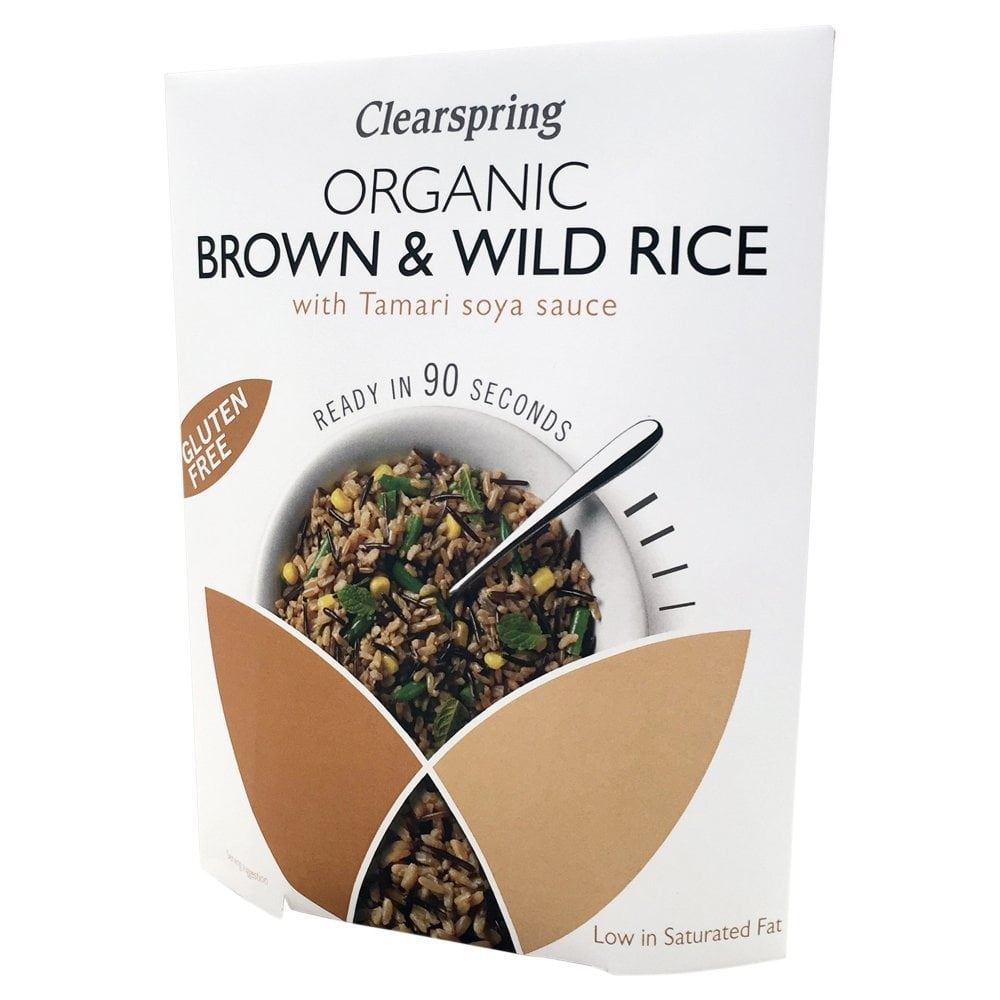 Clearspring Org Brown & Wild Rice w. Tamari Soy 250g