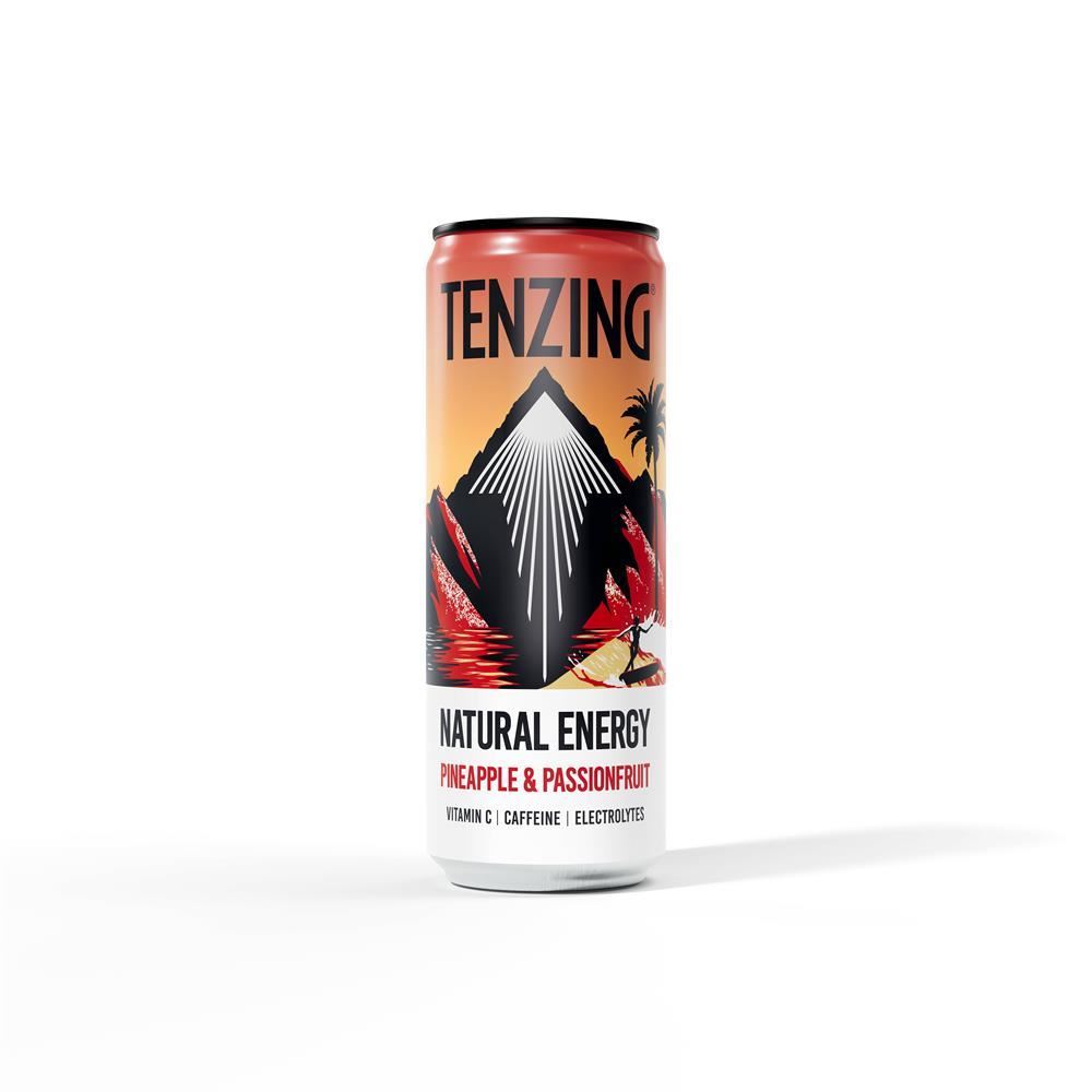 Tenzing Tropical Natural Energy Drink 250ml - 12 Pack
