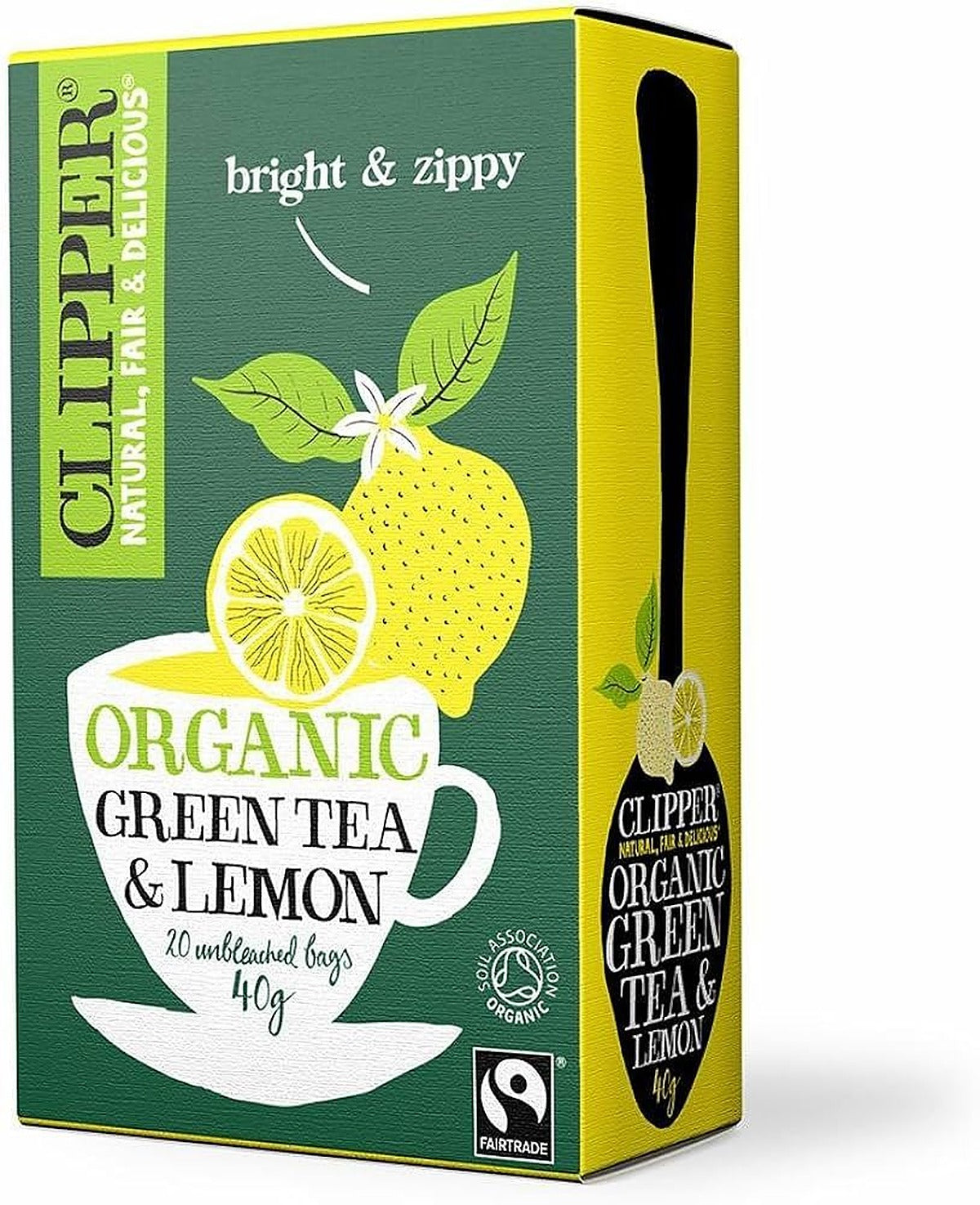 Clipper Organic Green & Lemon 20 Tea bags