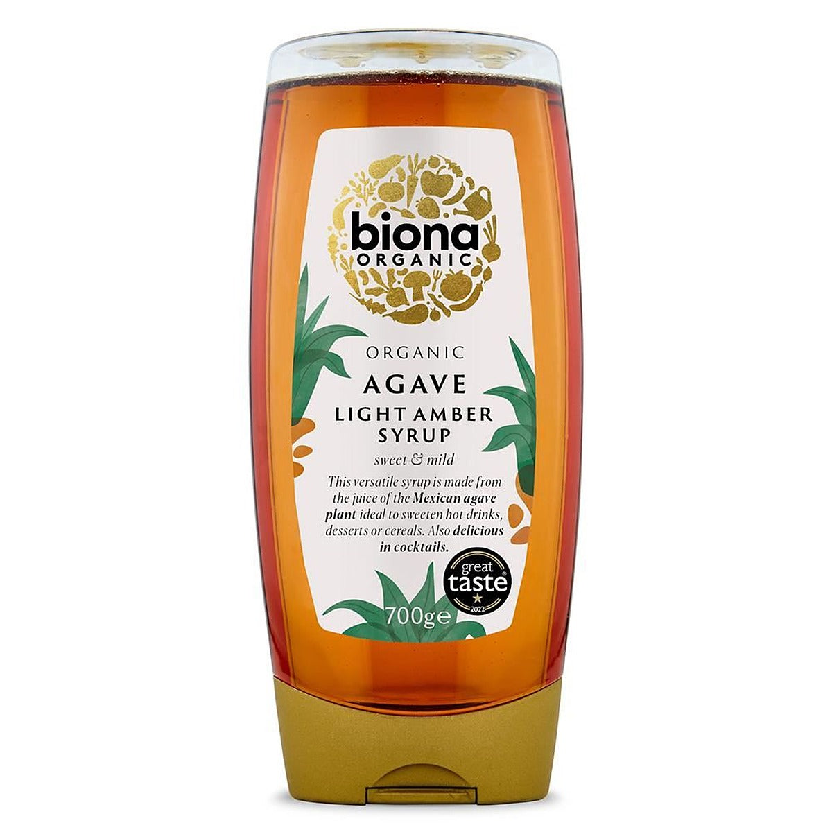 Biona Organic Agave Syrup Light - Squeezy Bottle 700g