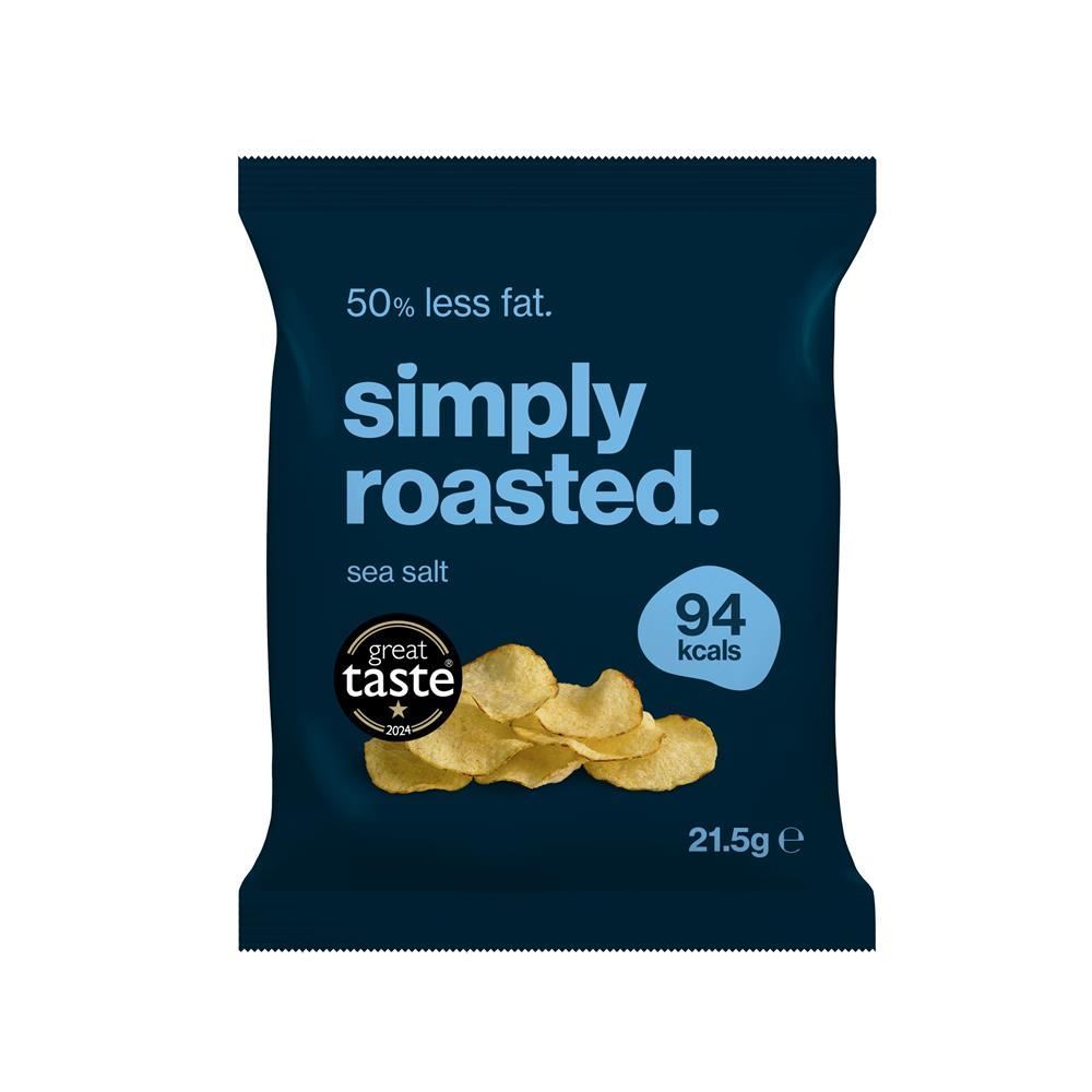 Simply Roasted Sea Salt Crisps 21.5g - 24 Pack