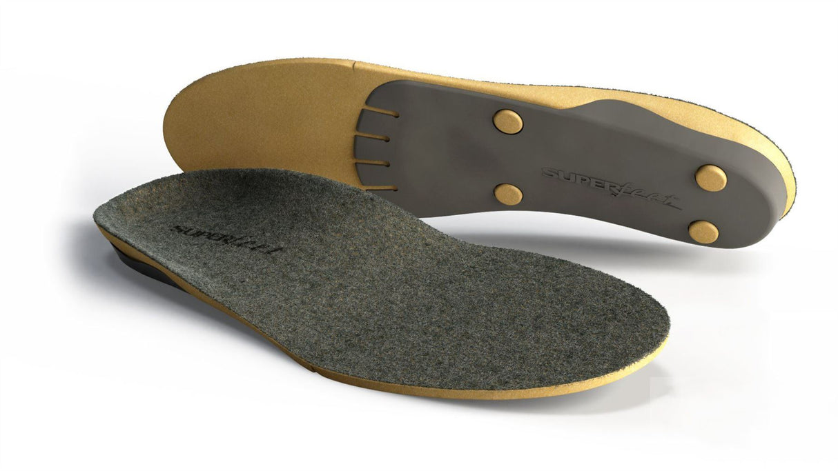 Superfeet Merino Grey Insoles - Four-Season Comfort & Support