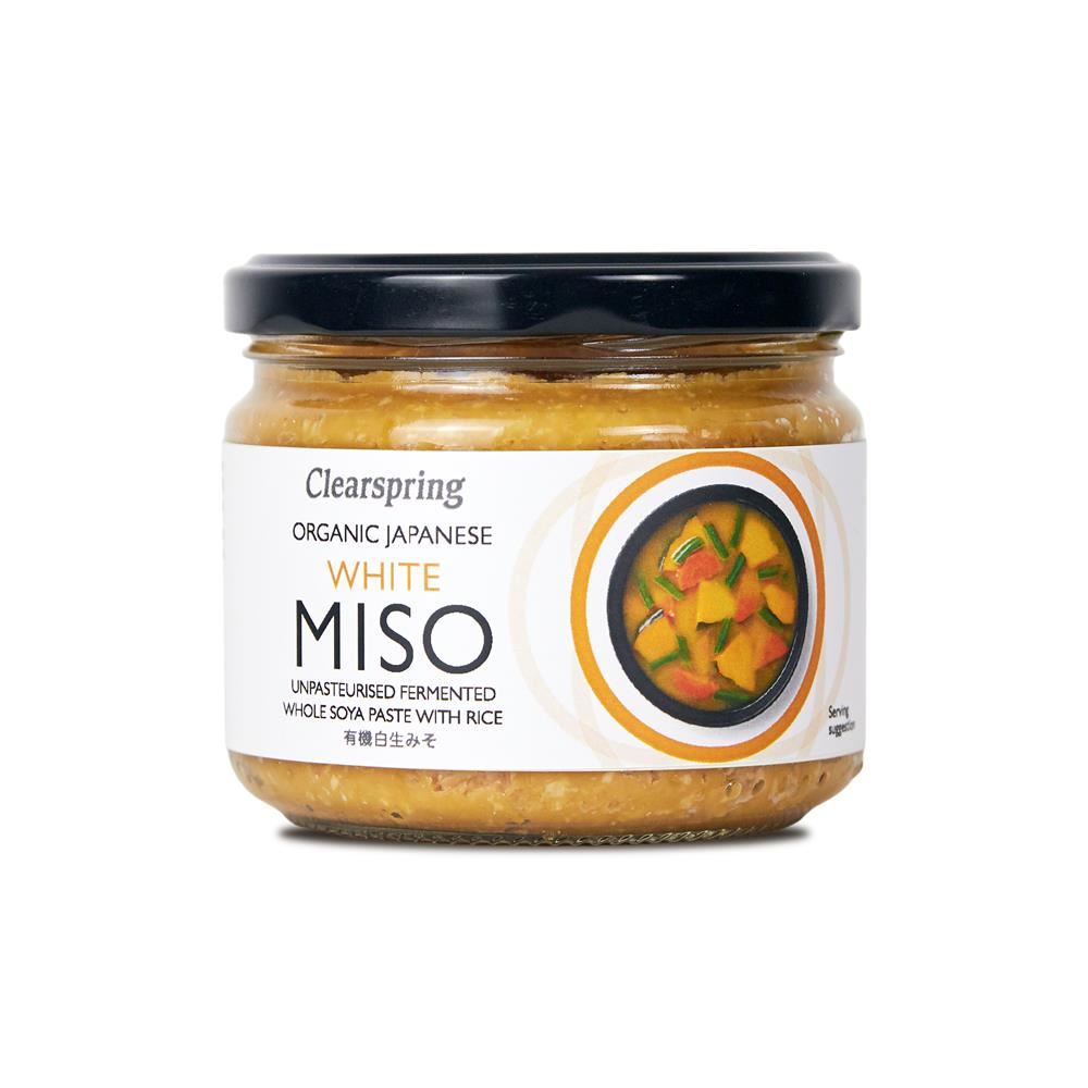 Clearspring Organic Japanese White Miso Jar (unpasteurised) 270g