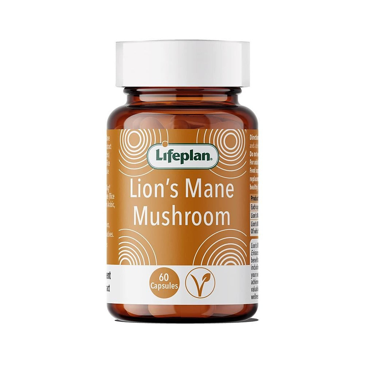 Lifeplan Lion's Maine Mushroom supports your overall well being 60 caps