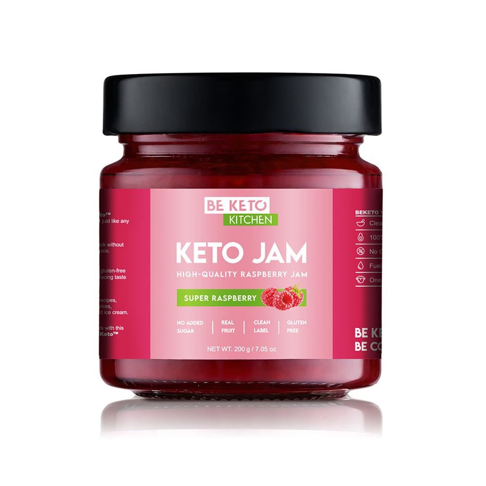 BeKeto Keto Jam Super Raspberry 200g