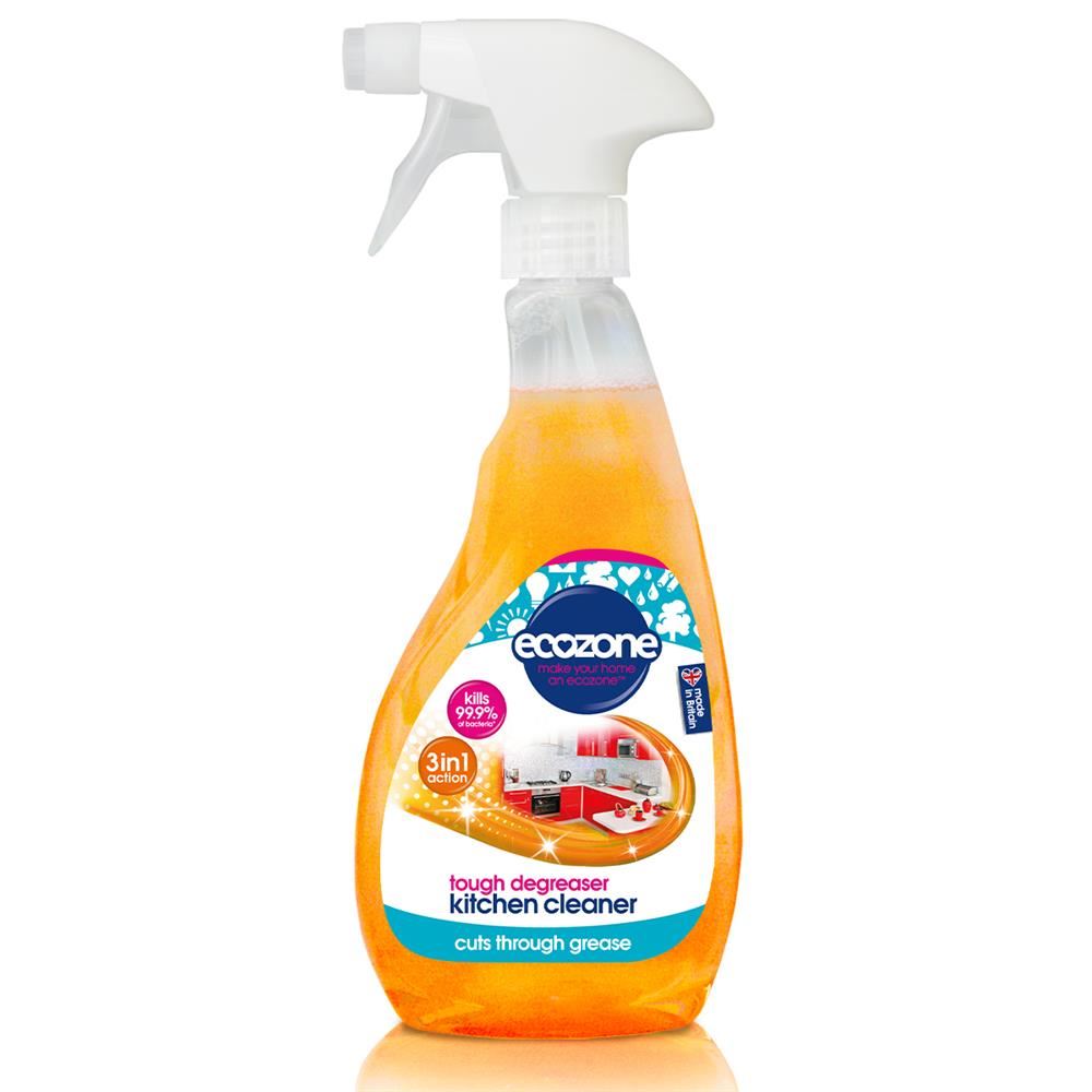 Ecozone 3 in 1 Anti-Bacterial Kitchen Cleaner Spray 500ml