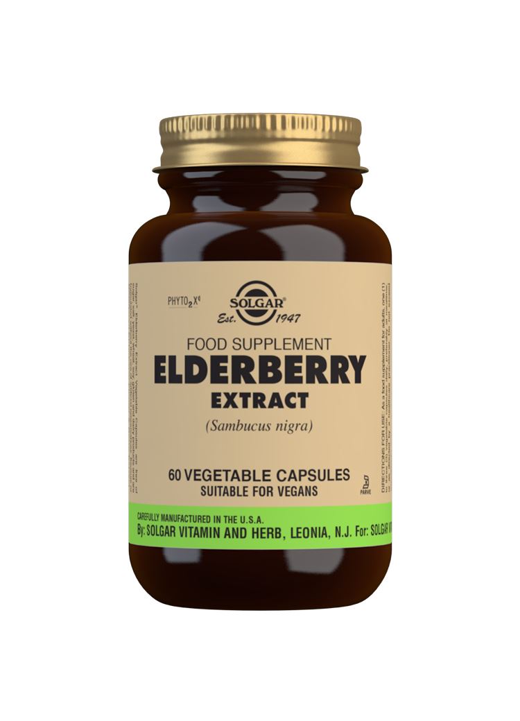 Solgar Elderberry Extract - 60 Vegicaps