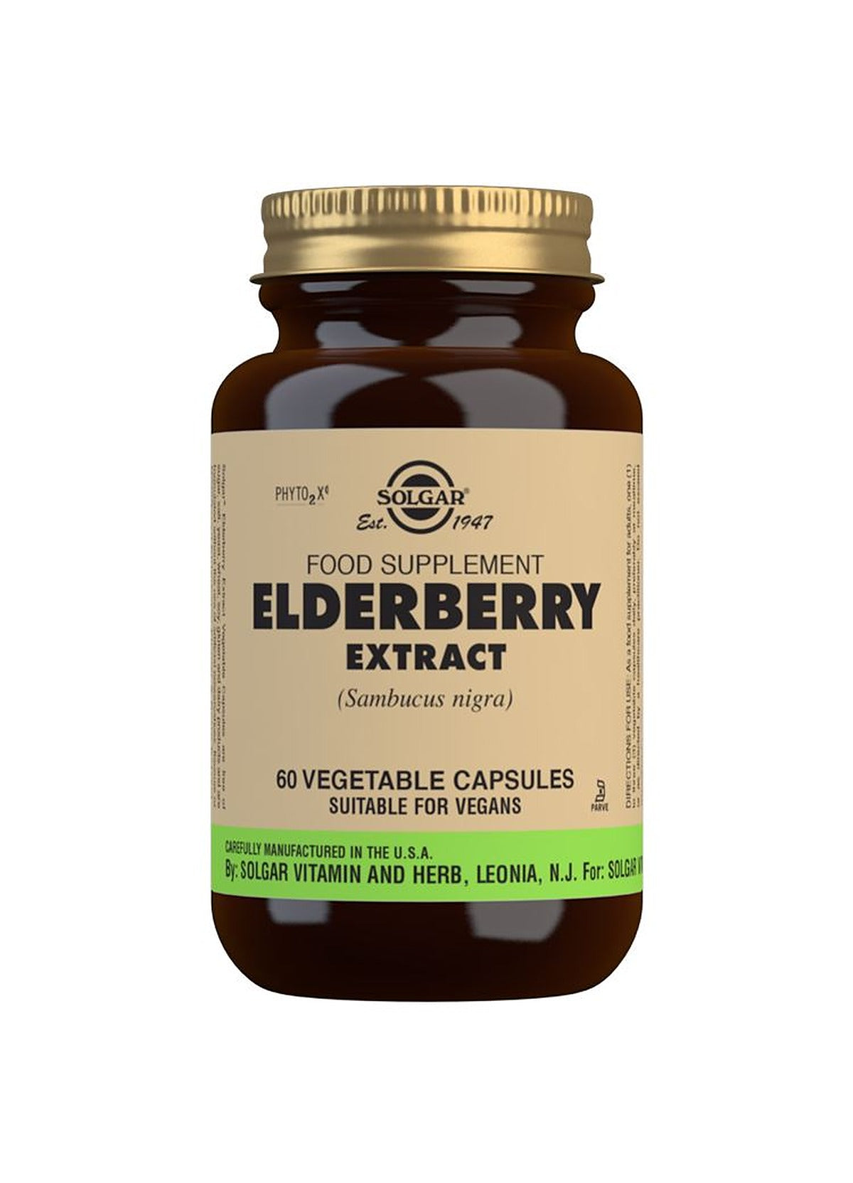 Solgar Elderberry Extract - 60 Vegicaps