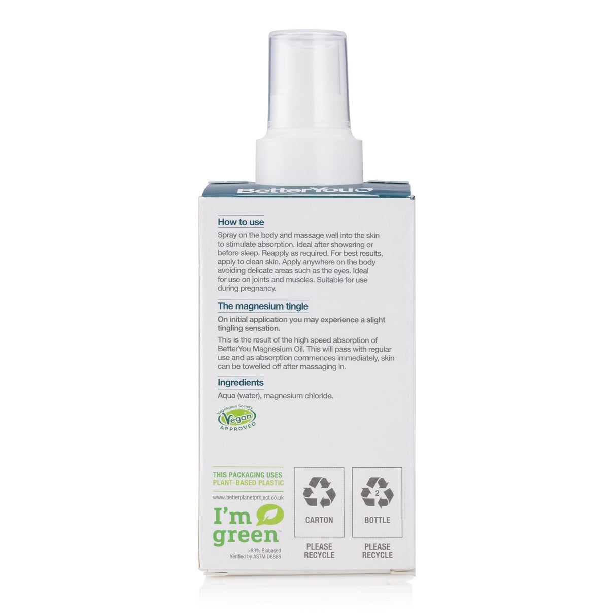 BetterYou Magnesium Oil Original Spray - 100ml