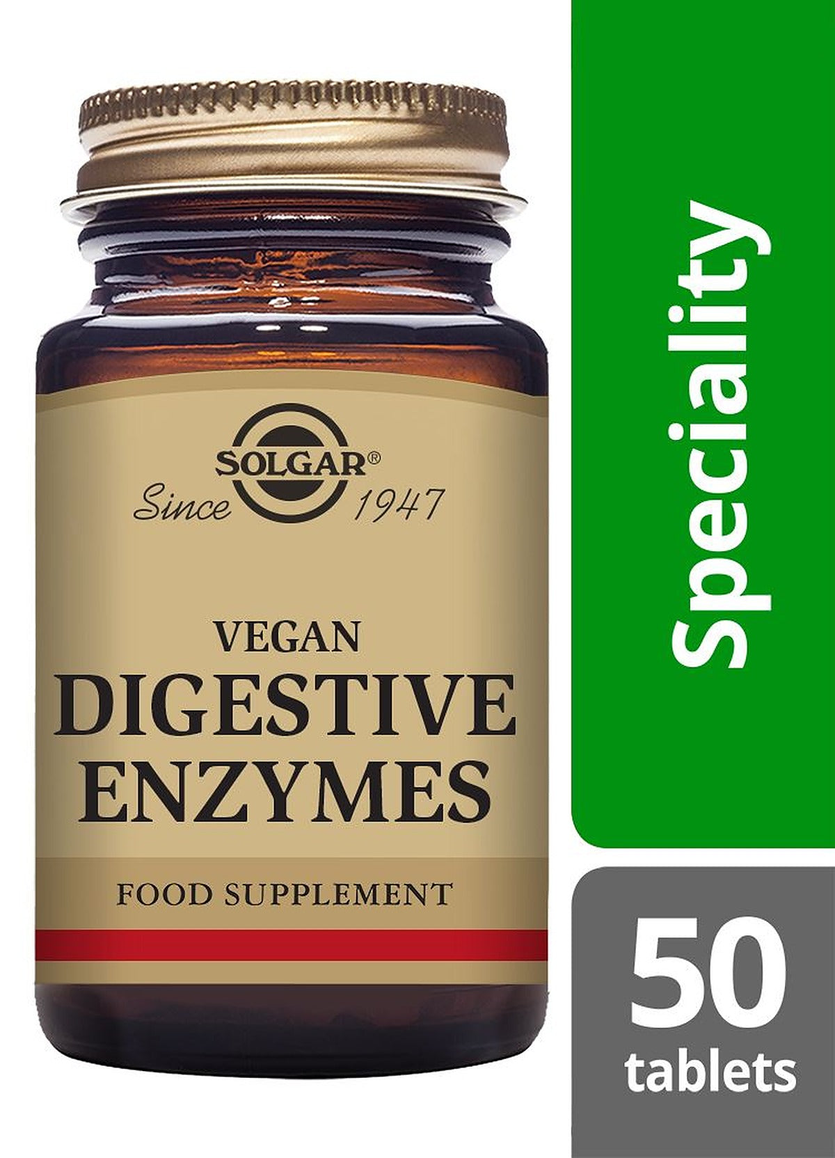 Solgar Vegan Digestive Enzymes - 50 Tablets - image 2