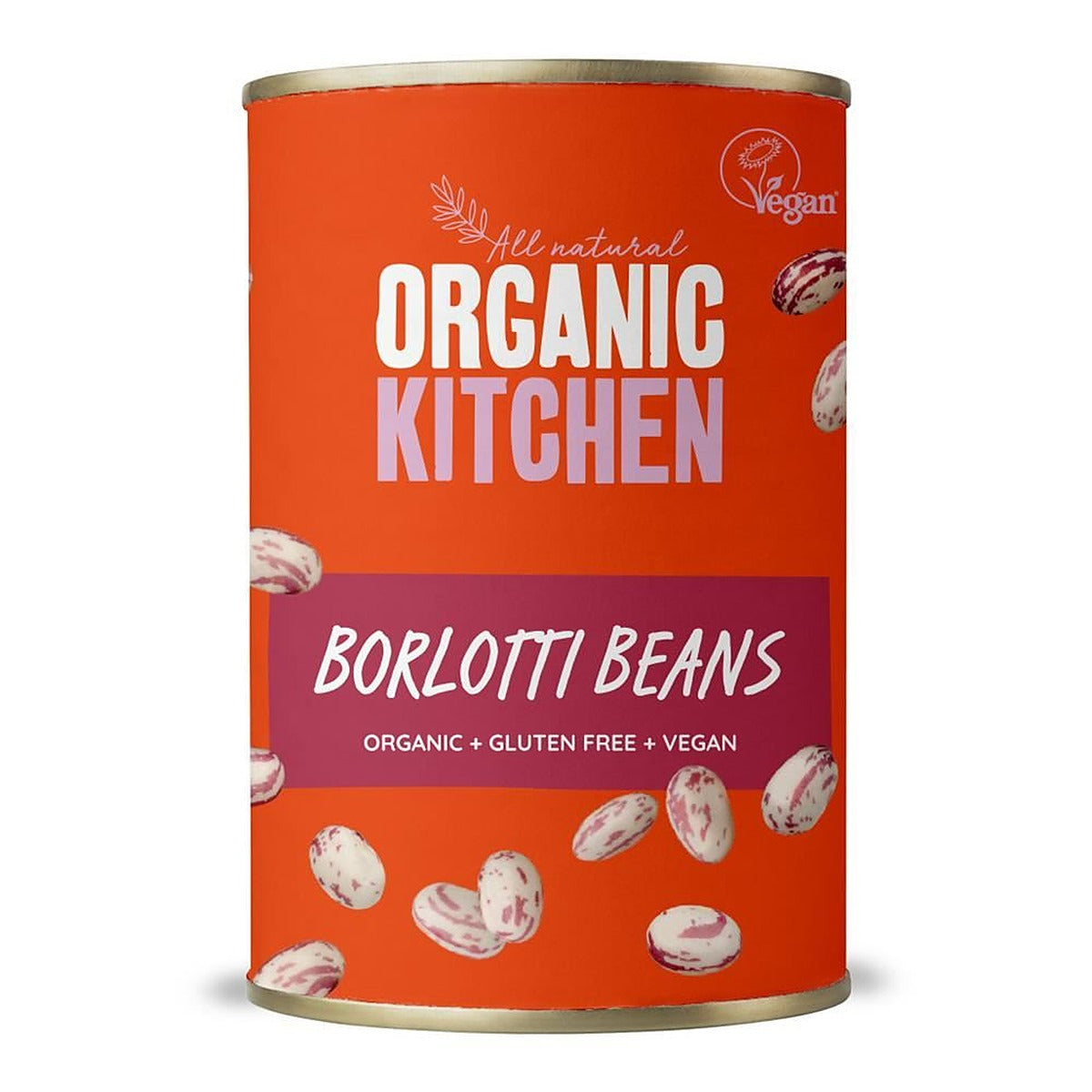Organic Kitchen Organic Borlotti Beans 400g