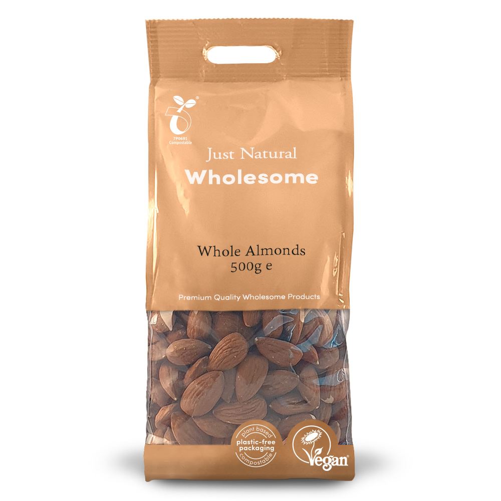 Just Natural Wholesome Whole Almonds 500g