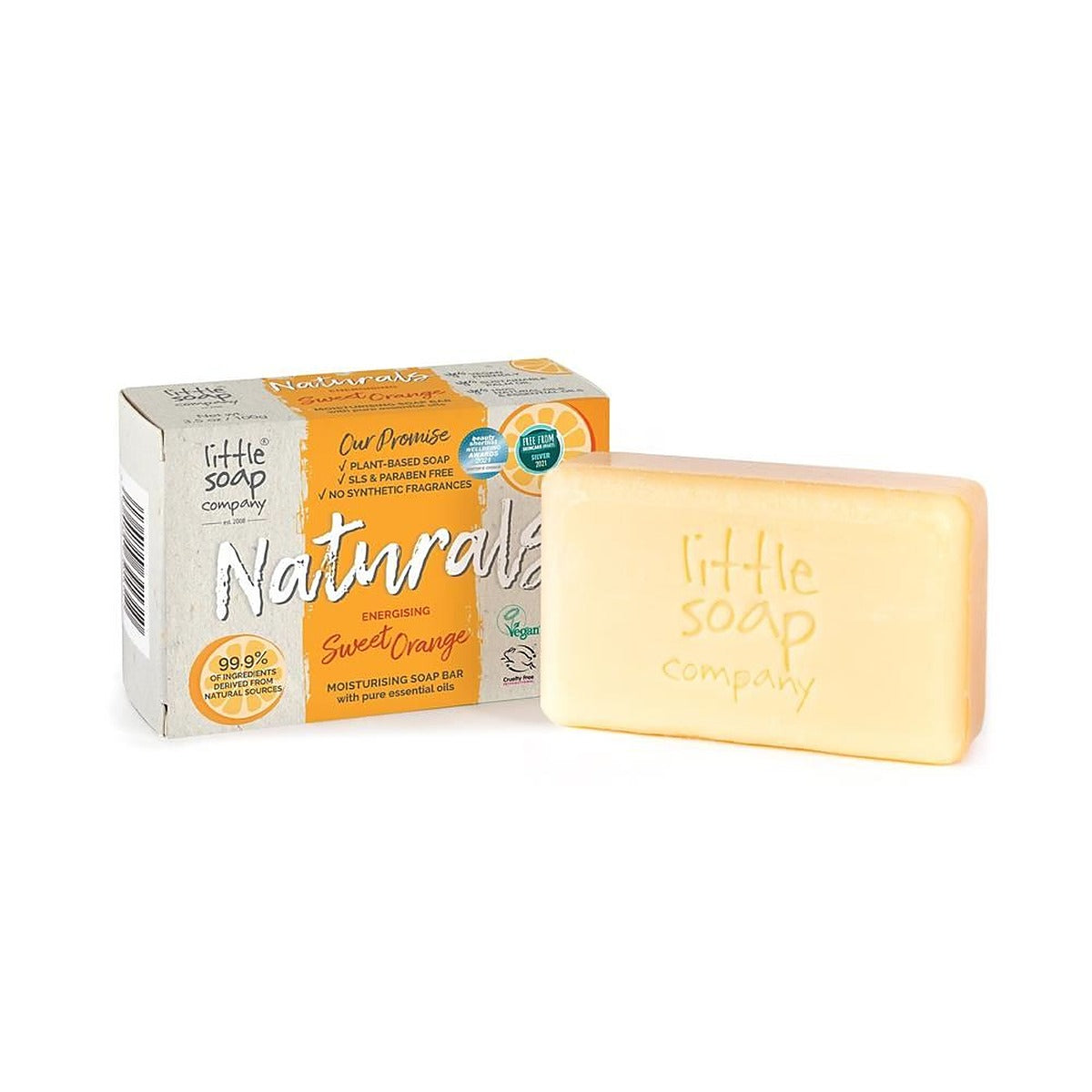 Little Soap Company Naturals Bar Soap Sweet Orange 100g