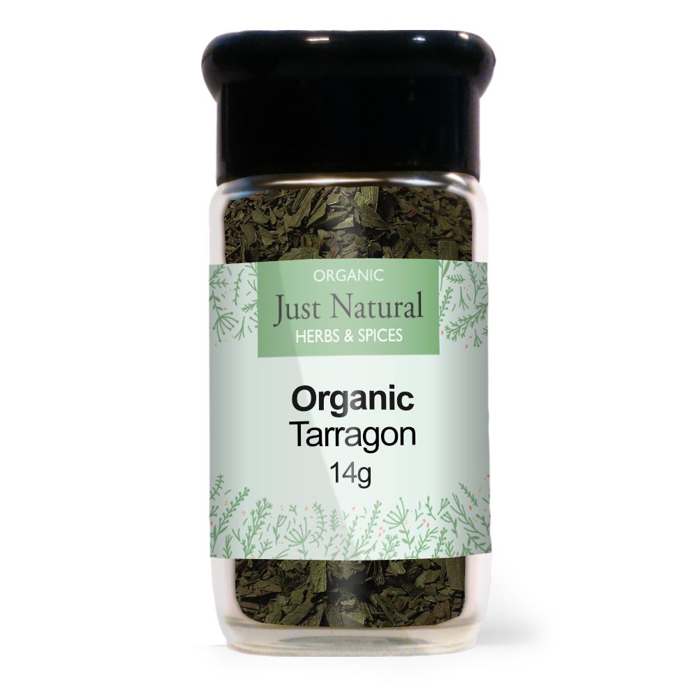 Just Natural Herbs Organic Tarragon (Glass Jar) 20g