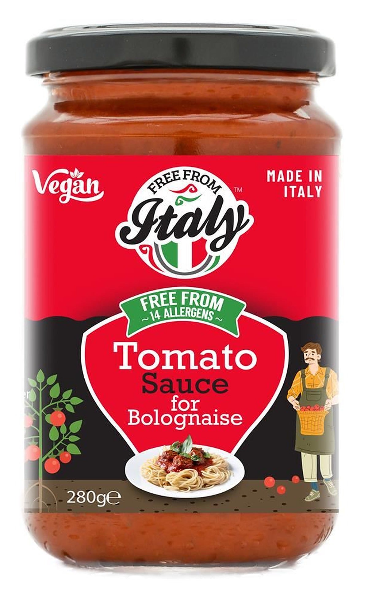 Free From 14 Vegan Tom Sauce for Bolognese 280g - 2 Pack