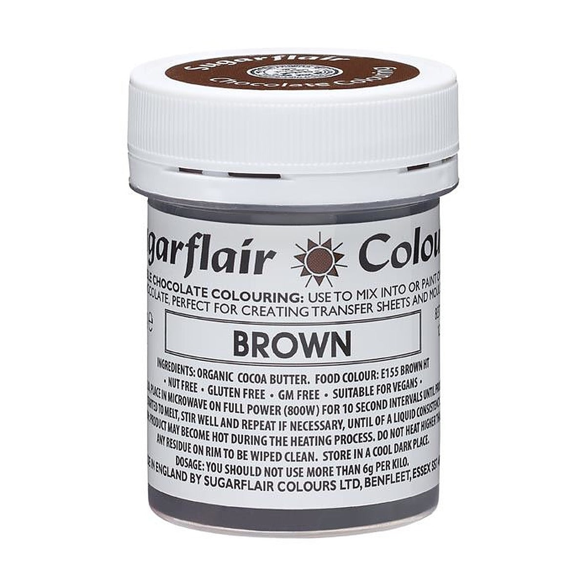 Sugarflair Chocolate Colourings - 35g - image 7