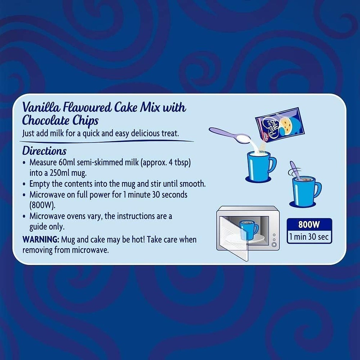 Dr. Oetker Chocolate Chip - Pud In A Mug 65g - Pack of 15 - image 4