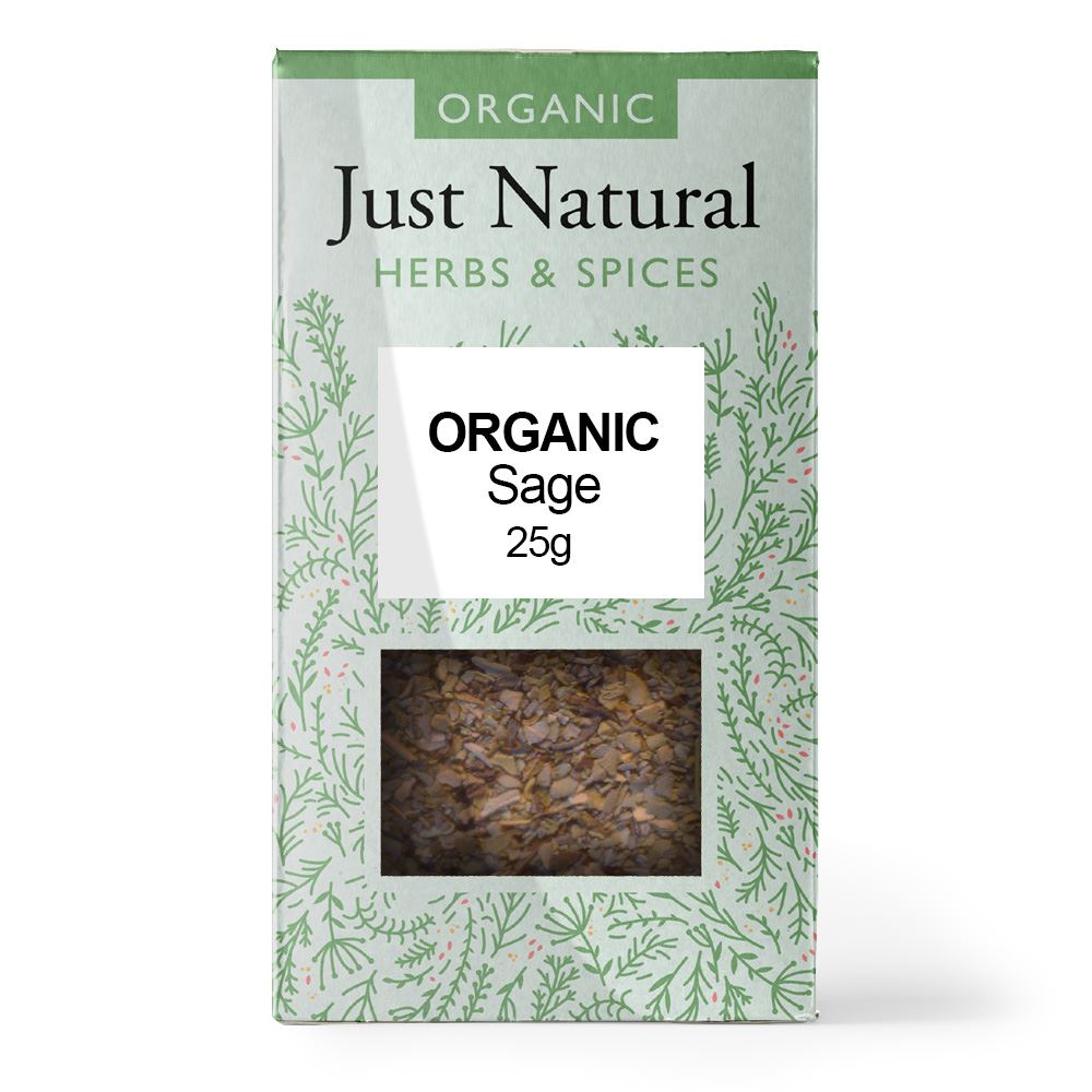 Just Natural Herbs Organic Sage (Box) 25g