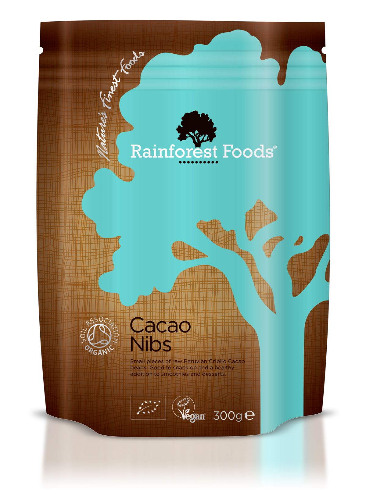 Rainforest Foods Organic Peruvian Cacao Nibs 300g