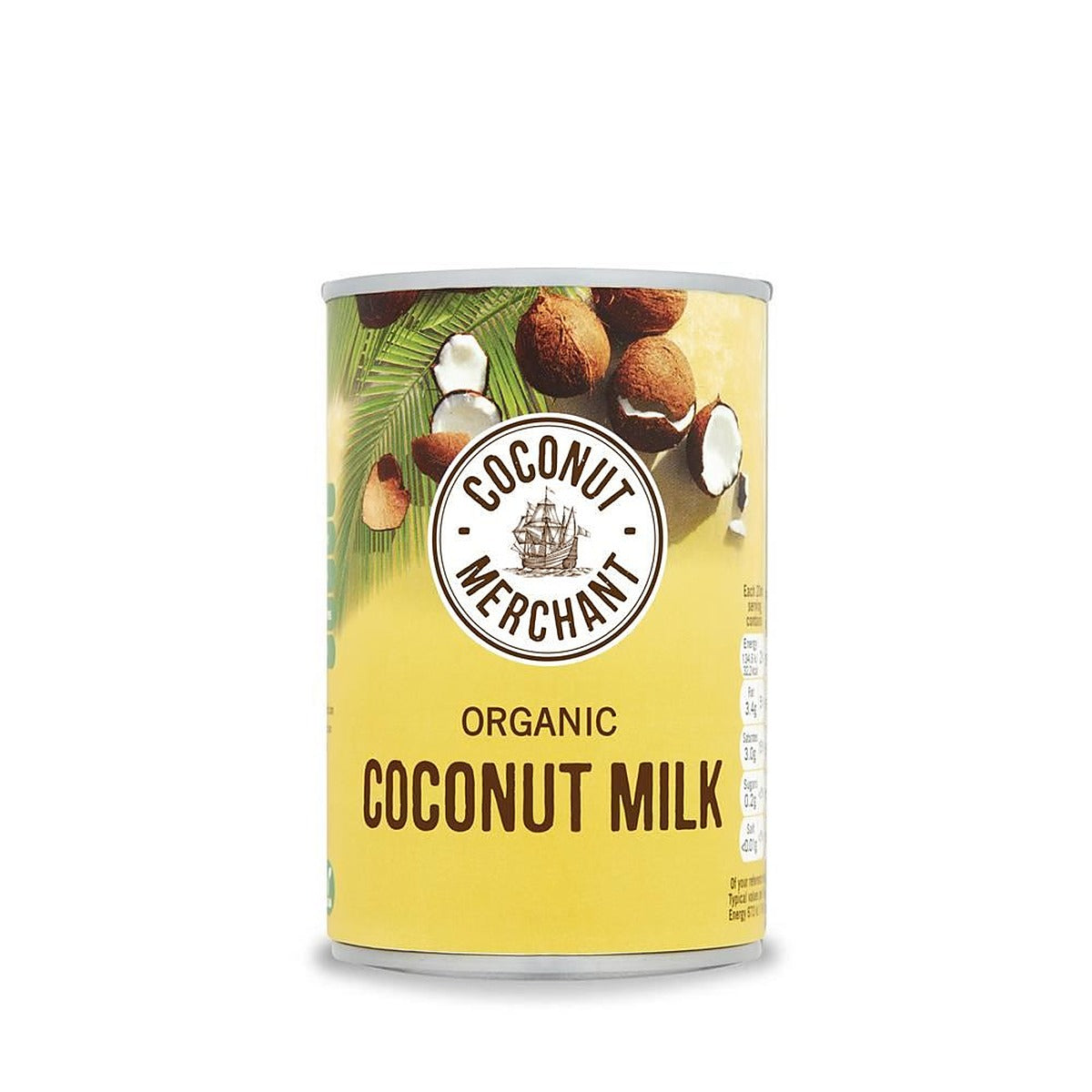Coconut Merchant Organic Coconut Milk 400ml