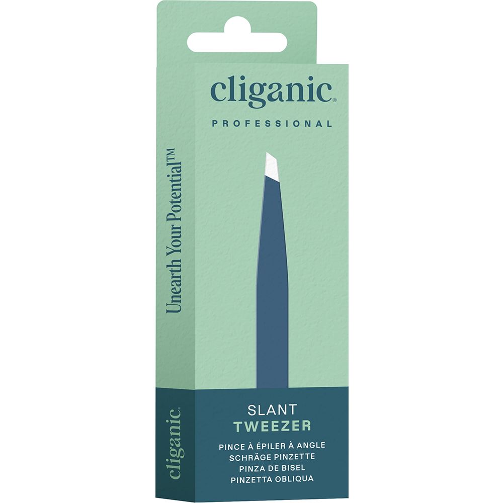 Cliganic Slant Tweezers 20 Blue UK
