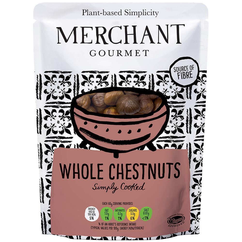 Merchant Gourmet Whole Chestnuts 180g - 6 Pack