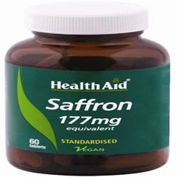 HealthAid Saffron 177mg Equivalent 60 Capsules