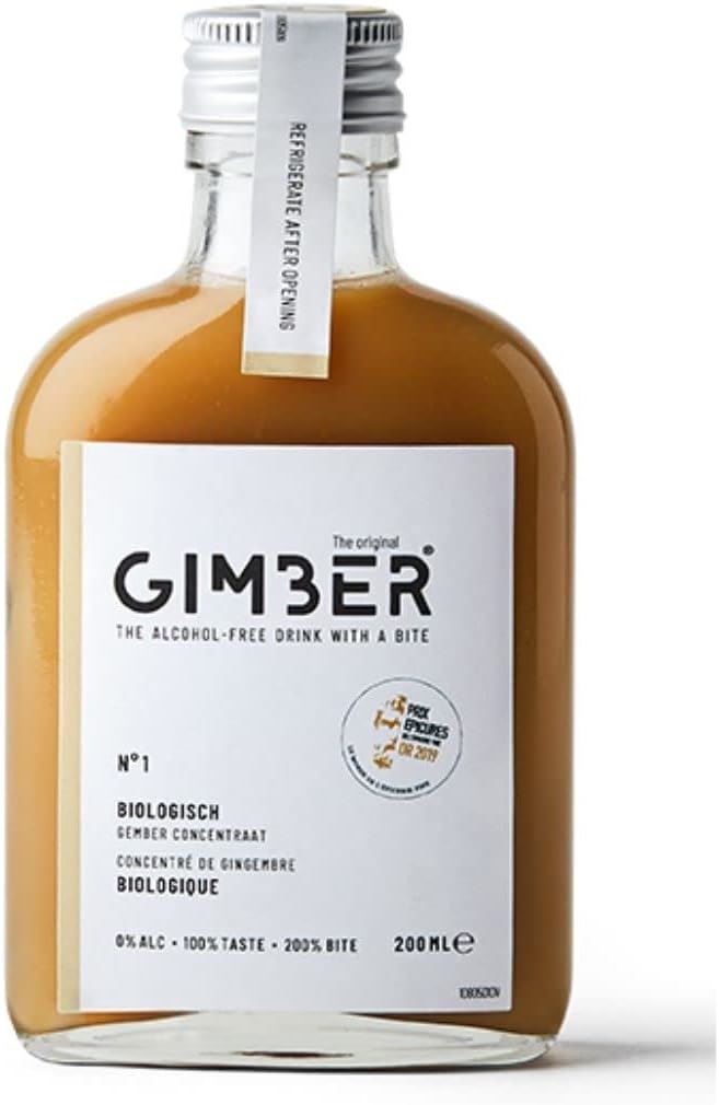 Gimber Original Organic Ginger Alcohol Free Alternative Concentrate - 200 ml