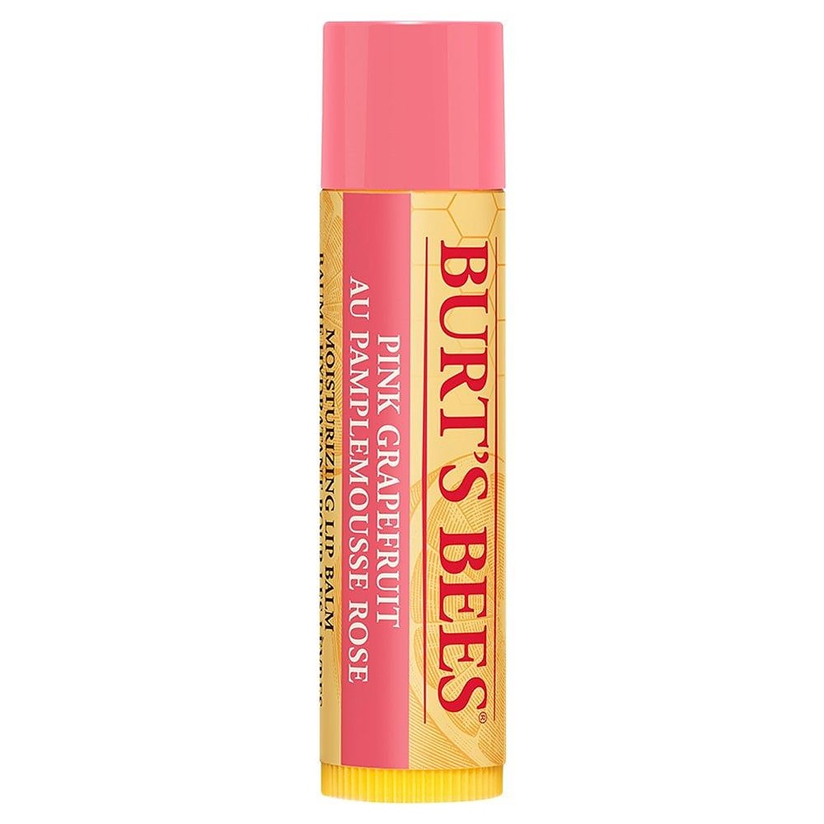 Burts Bees Pink grapefruit lip balm tube .15 oz