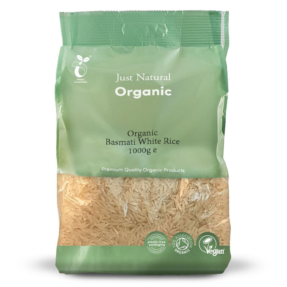 Just Natural Organic Organic Basmati White Rice 1000g