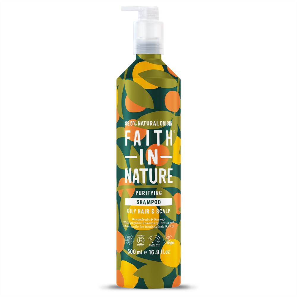 Faith in Nature Grapefruit & Orange Shampoo - 500ml Metal