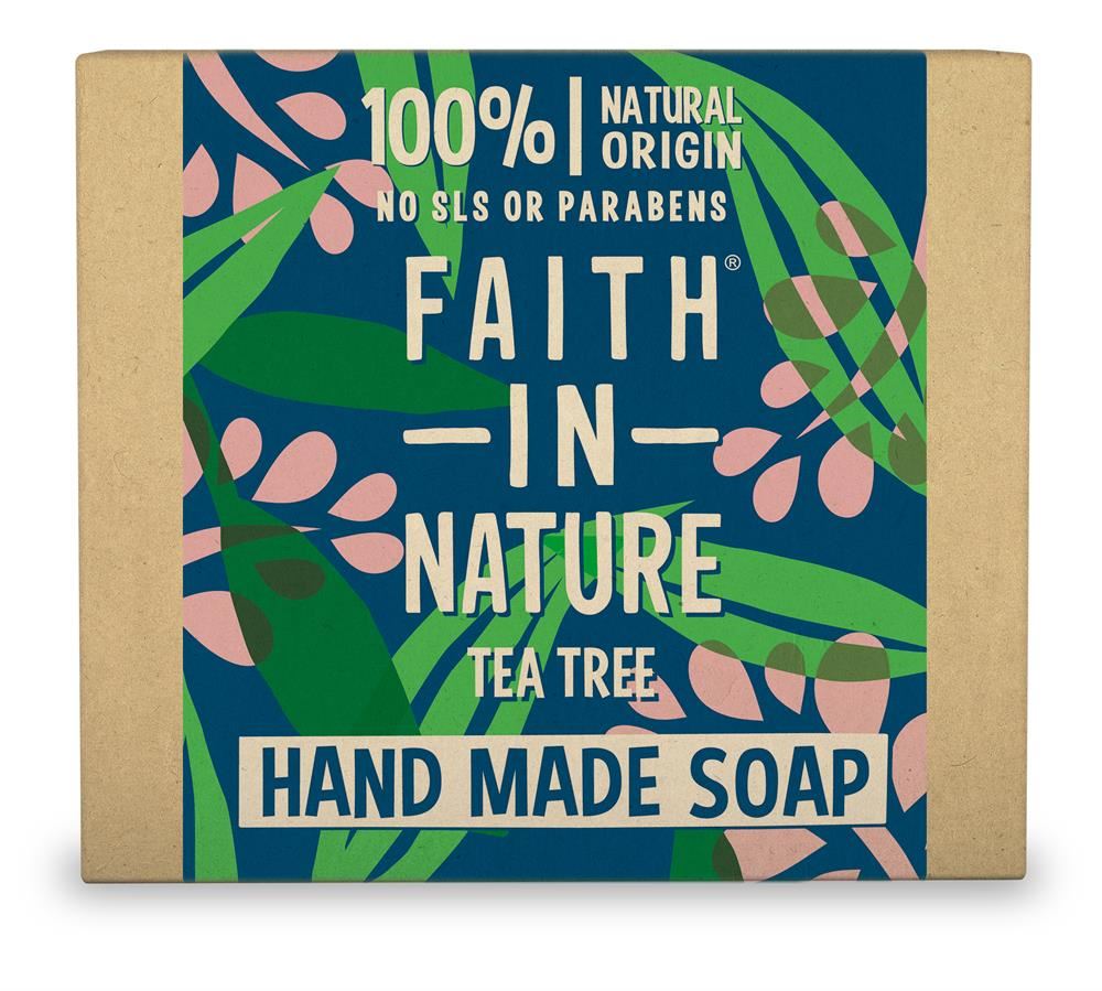 Faith in Nature Tea Tree Pure Vegetable Soap 100g